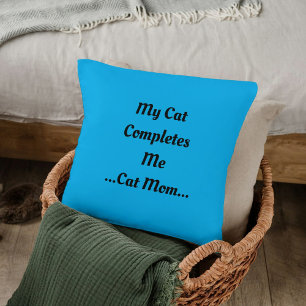 Katzenmutter DIY Haustier Freunde Tierliebhaber Zi Kissen