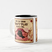 Katzenmutter-Geschenk Kaffeetasse (Vorderseite Links)