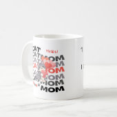 Katzenmutter Geschenk Süße Welpen Herzen Benutzern Kaffeetasse (Vorderseite Links)