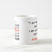 Katzenmutter Geschenk Süße Welpen Herzen Benutzern Kaffeetasse (Mittel)