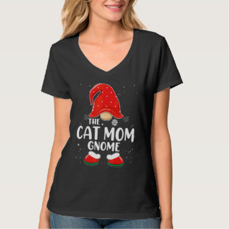 Katzenmutter Gnom Buffalo Kariert passende Familie T-Shirt