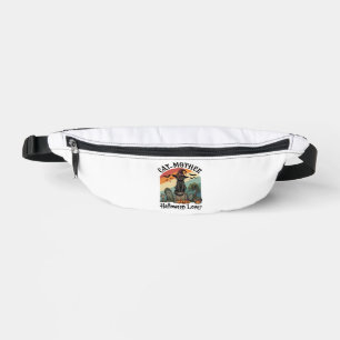 Katzenmutter Halloween Liebhaber schwarzer Hexenhu Bauchtasche