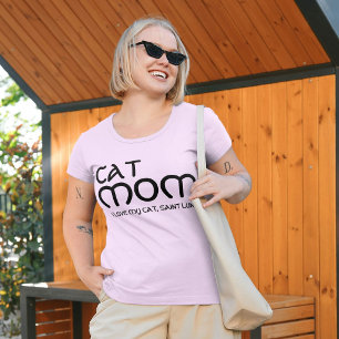 Katzenmutter Haustierliebhaber Lustiger Spruch Süß T-Shirt