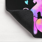 Katzenmutter Hundemutter Mädchen Frauen Muttertag Mousepad (Ecke)