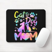 Katzenmutter Hundemutter Mädchen Frauen Muttertag Mousepad (Mit Mouse)