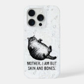 Katzenmutter, ich bin aber nur Haut und Knochen fü iPhone Hülle (Rückseite)