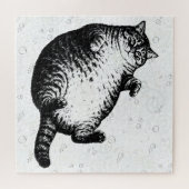 Katzenmutter, ich bin aber nur Haut und Knochen fü Puzzle (Horizontal)