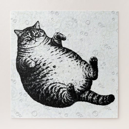 Katzenmutter, ich bin aber nur Haut und Knochen fü Puzzle (Vertikal)