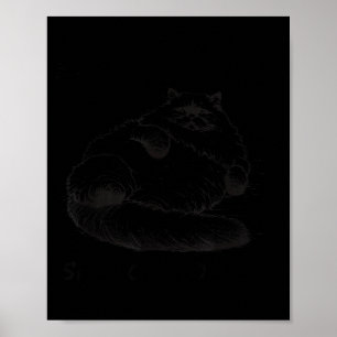 Katzenmutter, ich bin aber nur Haut und Knochen Poster