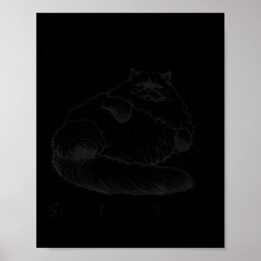 Katzenmutter, ich bin aber nur Haut und Knochen Poster (Vorne)