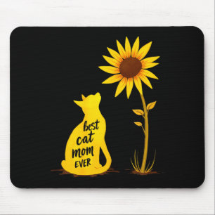 Katzenmutter jemals Sonnenblume Kätzchen Tierliebh Mousepad