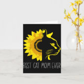 Katzenmutter jemals Sonnenblume - Katzenmutter Mut Karte (Gelbe Blume)