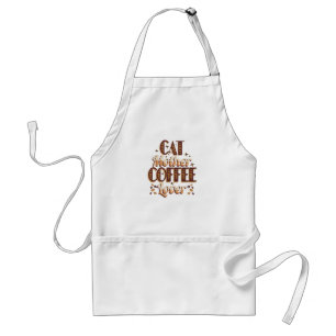Katzenmutter Kaffeeliebhaber Schürze