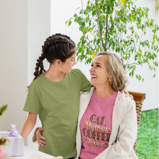 Katzenmutter Kaffeeliebhaber T-Shirt