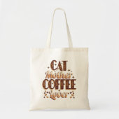 Katzenmutter Kaffeeliebhaber Tragetasche (Vorne)