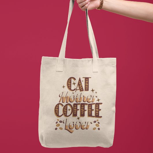 Katzenmutter Kaffeeliebhaber Tragetasche