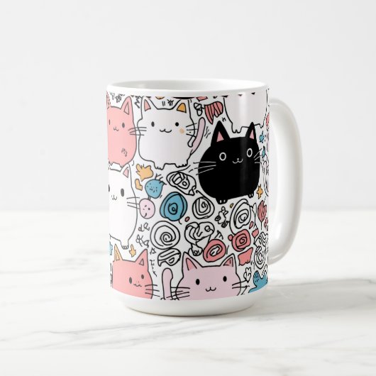 Katzenmutter Kaffeetasse (VorderseiteRechts)