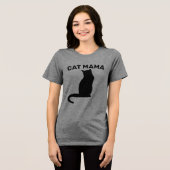 KATZENMUTTER (KATZE MAMA) Damen T-Shirts (Vorderseite voll)