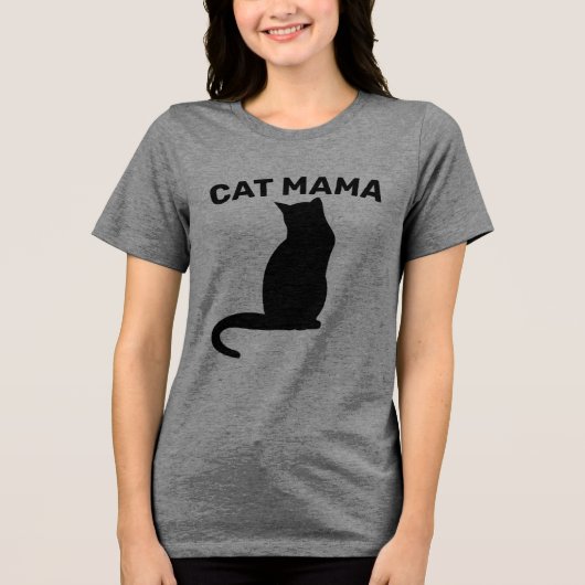 KATZENMUTTER (KATZE MAMA) Damen T-Shirts (Vorderseite)
