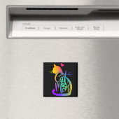 Katzenmutter Katzenliebhaber Süße Muttertagsmama I Magnet (In Situ (Geschirrspüler))