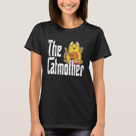 Katzenmutter Katzenmama Futter Katzenmutter Kitty T-Shirt (Vorderseite)