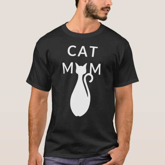 Katzenmutter  Katzenmama   Idee Katzen T-Shirt (Vorderseite)
