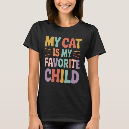 Katzenmutter Katzenvater T-Shirt (Vorderseite)