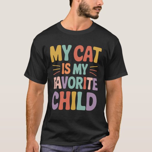 Katzenmutter Katzenvater T-Shirt (Vorderseite)