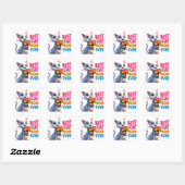 Katzenmutter Liebe Mit Blumen Und Herzen 🐱 Quadratischer Aufkleber (Blatt)