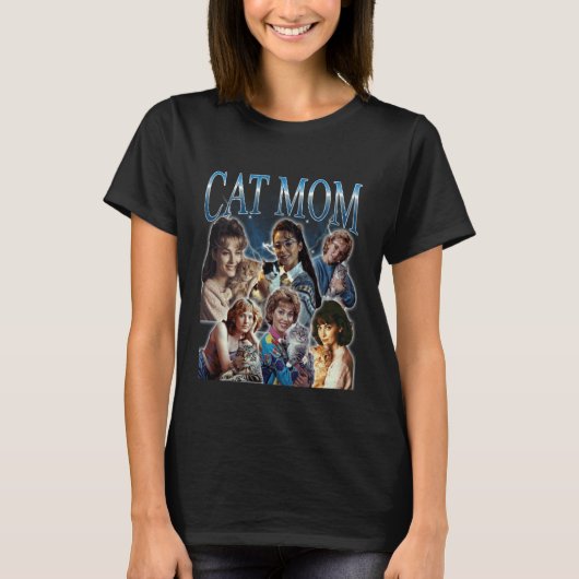 Katzenmutter Lustiges Gen Z Dank Meme Bootleg T-Shirt (Vorderseite)