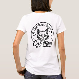 Katzenmutter-Magie Lustiges Katzenliebhaber Grafik T-Shirt