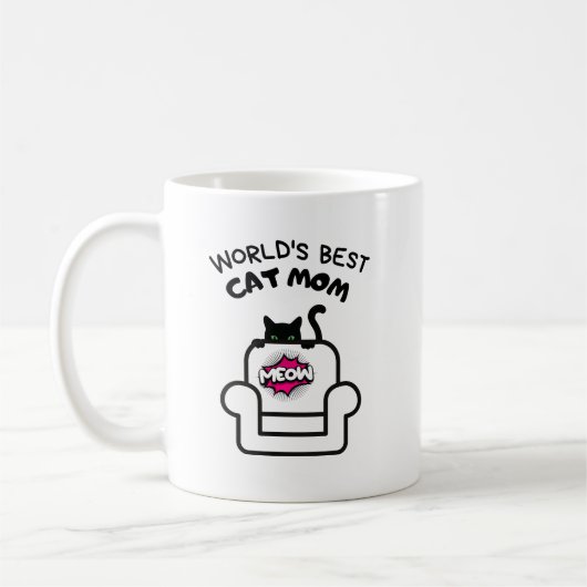 Katzenmutter melkt Tasse (Links)