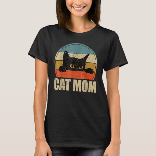 Katzenmutter  Muttertag Katze S T-Shirt (Vorderseite)