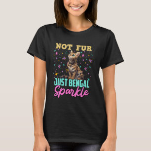 Katzenmutter NICHT PELZ NUR BENGAL FUNKELN Lustige T-Shirt