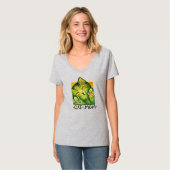 Katzenmutter Niedliche Kätzchen Kunst T-Shirt (Vorderseite Vollansicht)
