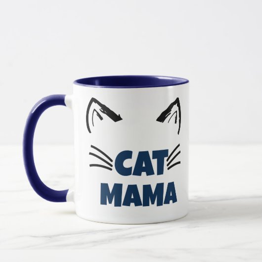 Katzenmutter Proud-Haustier Liebhaber Cat Mama Tas Tasse (Links)