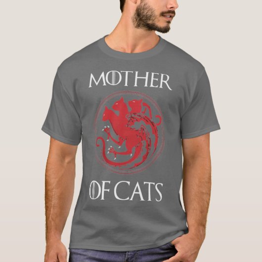 Katzenmutter Schaufel T-Shirt (Vorderseite)