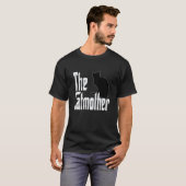 Katzenmutter Schwarze Katzenmutter Kitty Mama  4 T-Shirt (Vorne ganz)