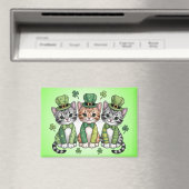 Katzenmutter St. Patricks Tag Design-47474 Magnet (In Situ (Geschirrspüler))