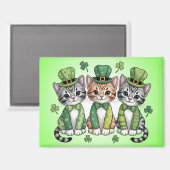 Katzenmutter St. Patricks Tag Design-47474 Magnet (Vorderseite/Rückseite)