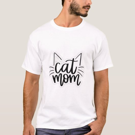 Katzenmutter T-Shirt (Vorderseite)