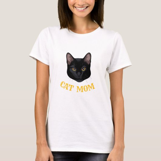Katzenmutter T-Shirt (Vorderseite)