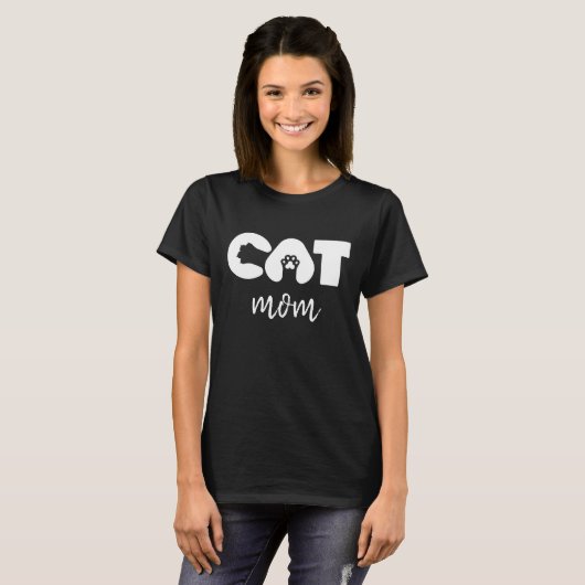 Katzenmutter T-Shirt – Süßes Design mit Katze Buch (Vorne ganz)