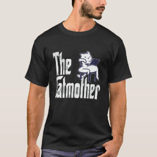 Katzenmutter Verrückte Faule Katzenmutter Kitty Ma T-Shirt