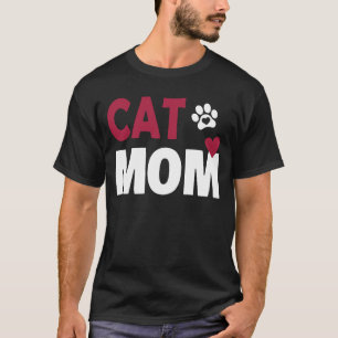 Katzenmutter Vintage-Distressed-Design - Lustiges T-Shirt