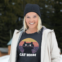 KATZENMUTTER VINTAGE RETRO-STIL T-Shirts Hoodie