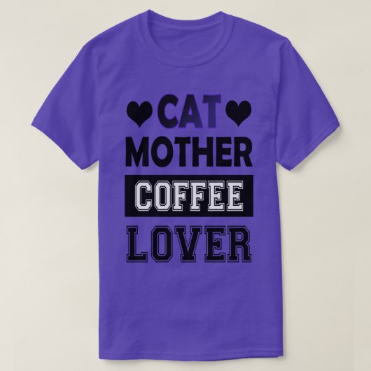 Katzenmütterkaffeesliebhaber 85 T-Shirt (Design vorne)