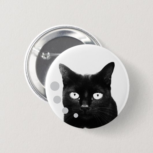 Katzennachricht Button (Vorne & Hinten)