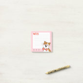 Katzennachrichten singen post-it klebezettel (Auf Schreibtisch)