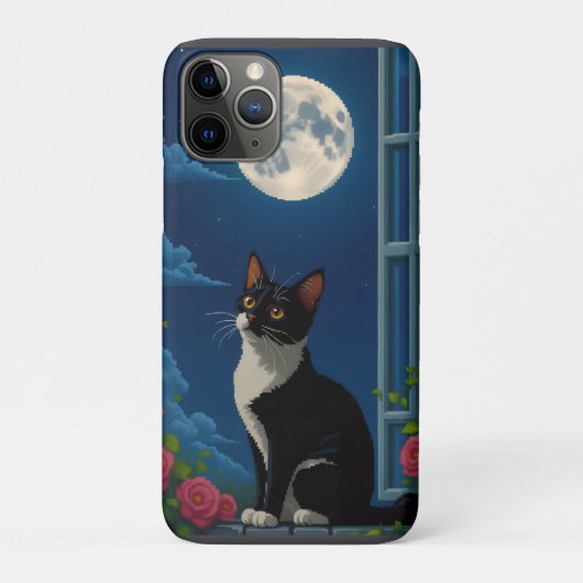 Katzennacht Case-Mate iPhone Hülle (Rückseite)